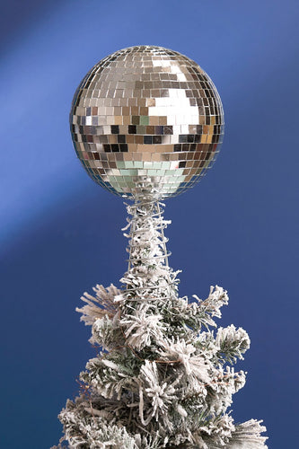 Cody Foster Disco Mirror Ball Christmas Tree Topper