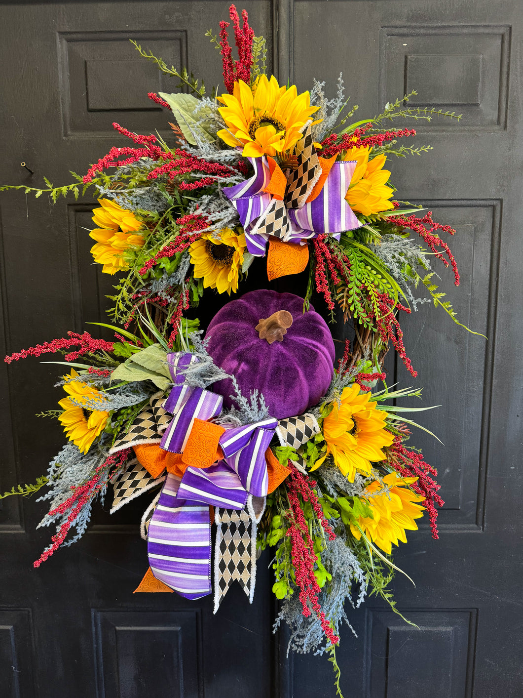 Lady Fall Fall Wreath