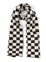 Black Checkered Scarf