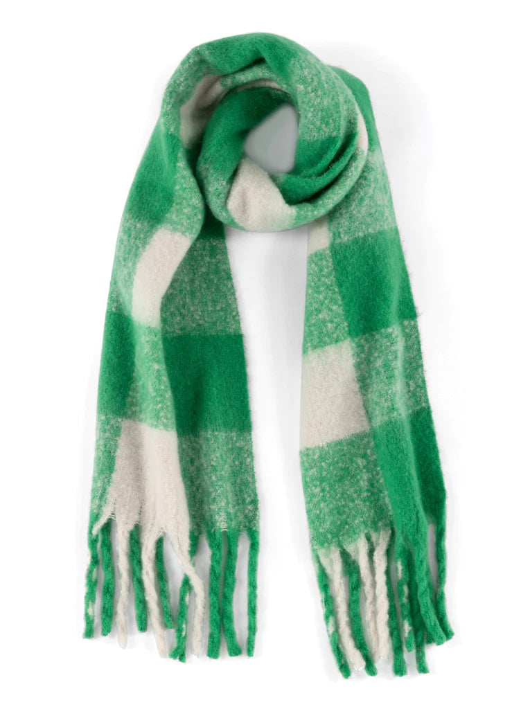 Green Plaid Scarf