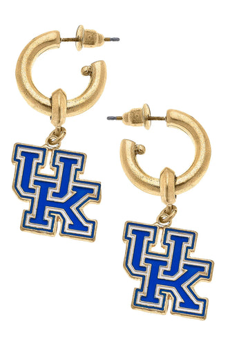 Kentucky UK Hoop Earrings