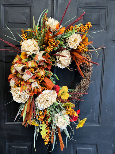 Cinnamon Swirl Fall Wreath