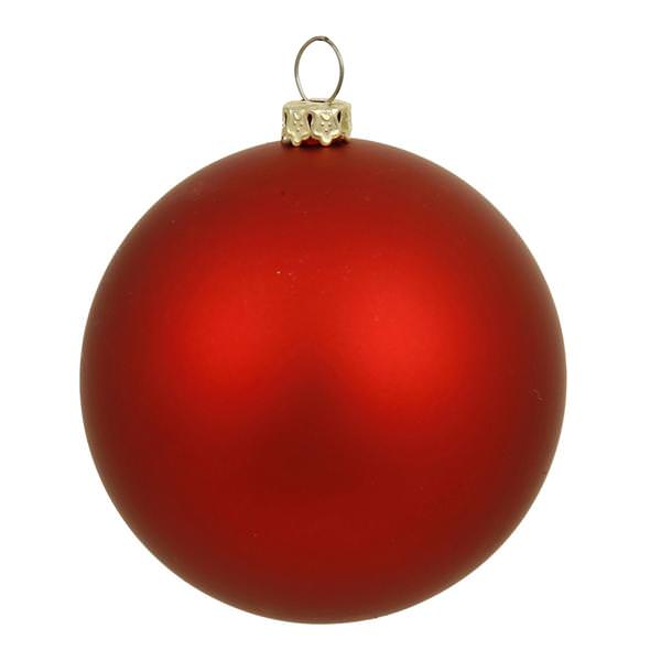 Matte Red Christmas Ornament