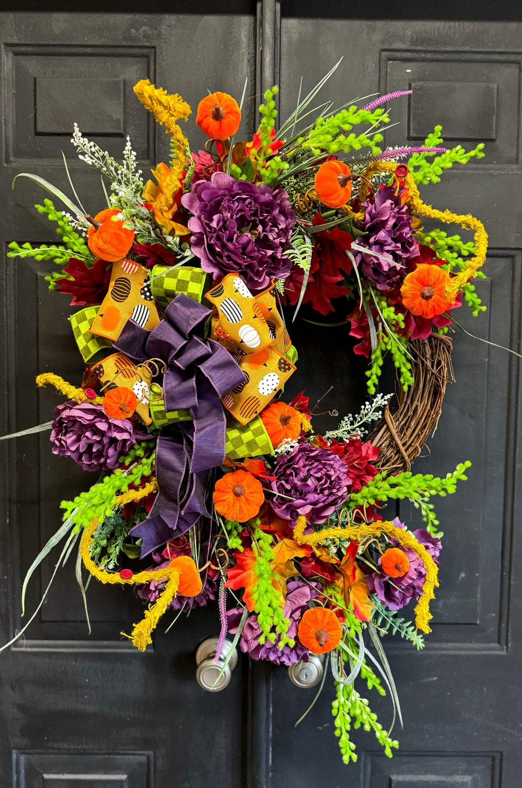 Soft & Sweet Pumpkins Fall Wreath