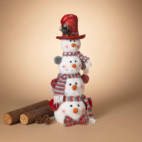 Stacking Snowman Figurine