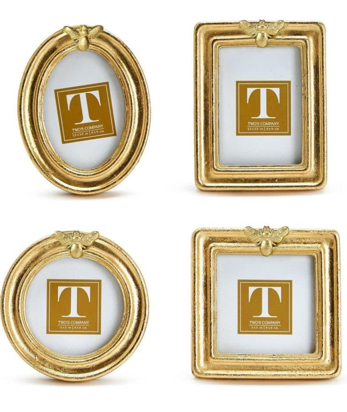Two's Company Fleur D'or Photo Frame - Thumbnail 3