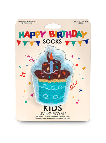 Kids' Cupcake Birthday Socks