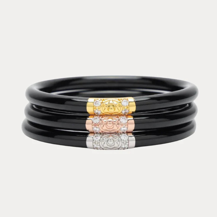 BudHa Girl Black Three Kings All Weather Bangles