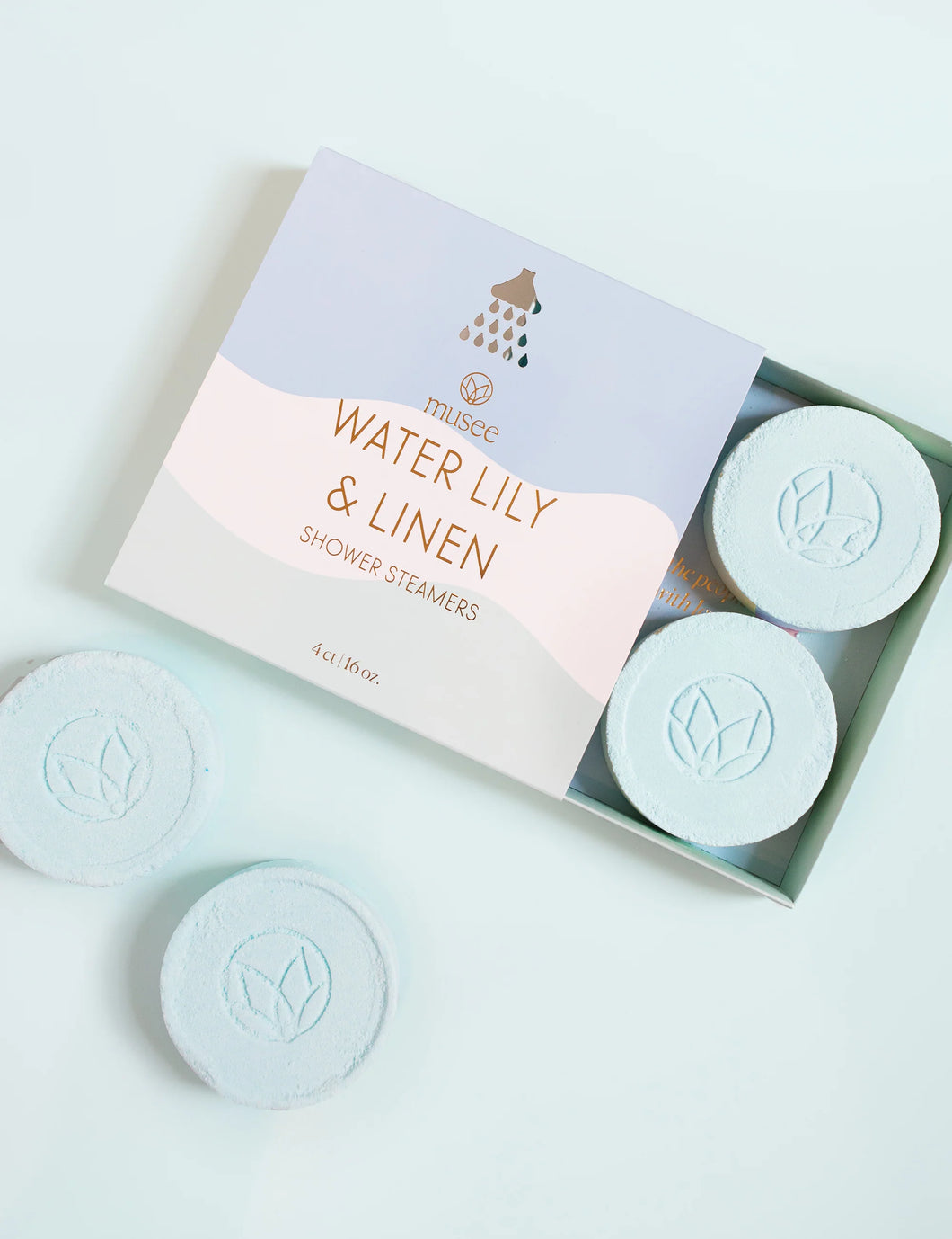 Water Lily & Linen Shower Steamers