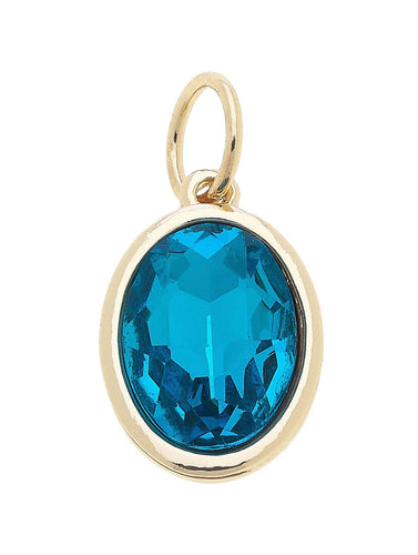Canvas Style Turquoise Gemstone Charm