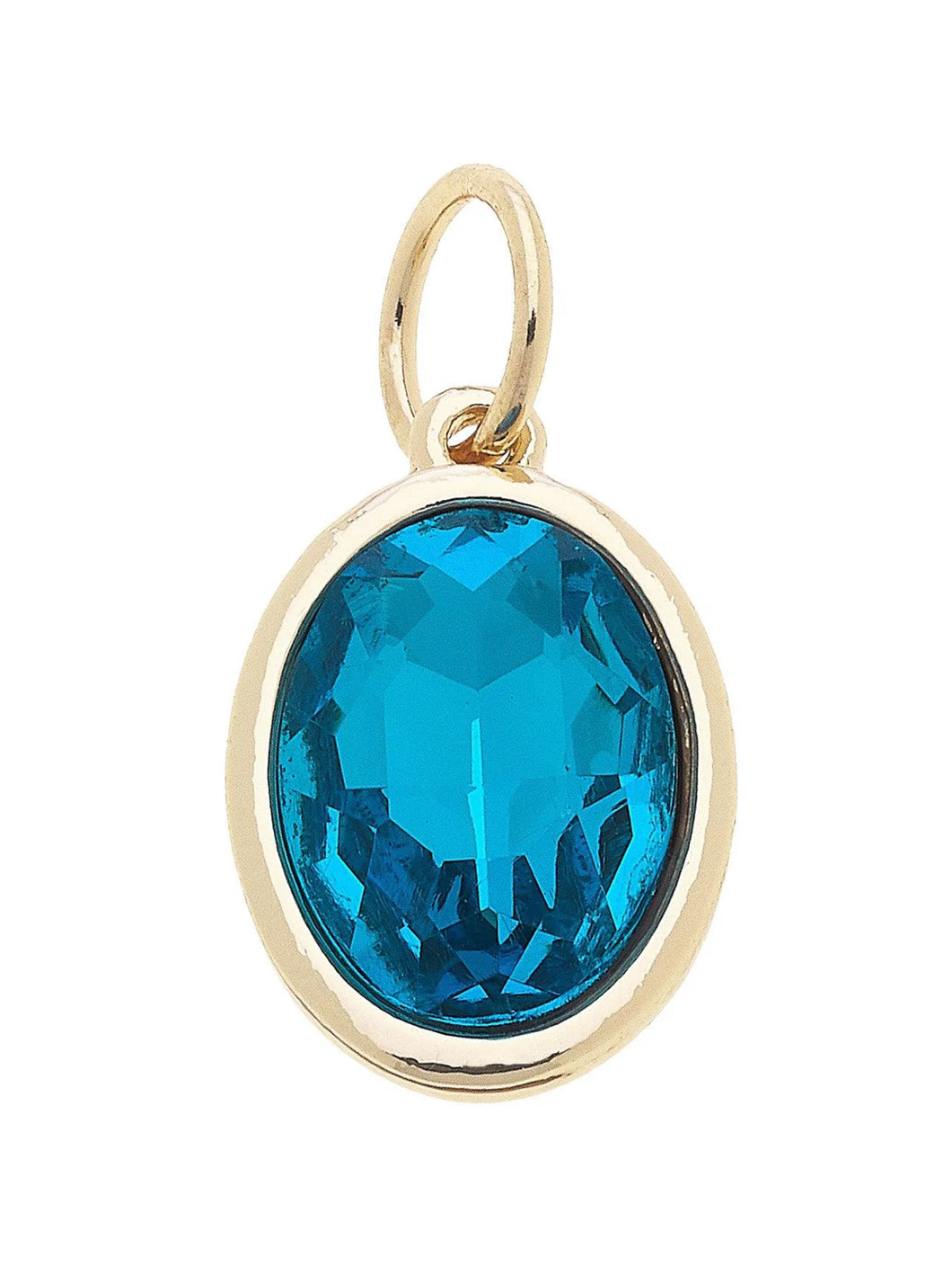 Canvas Style Turquoise Gemstone Charm