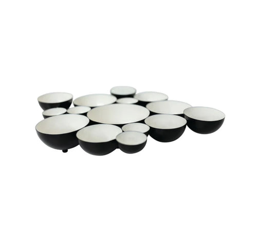 Nora Fleming Bubble Bowl Matte Black