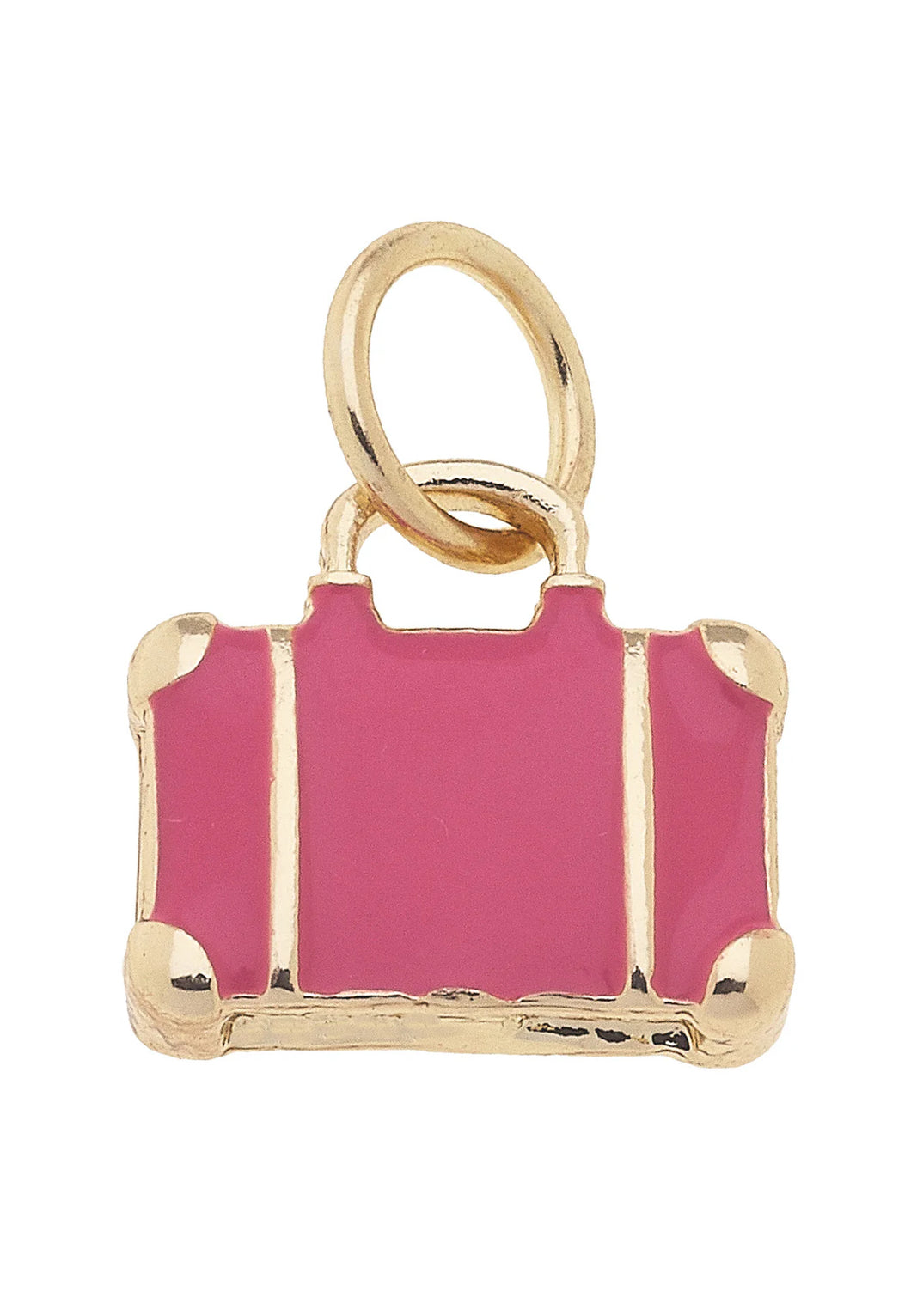 Canvas Style Suitcase Charm