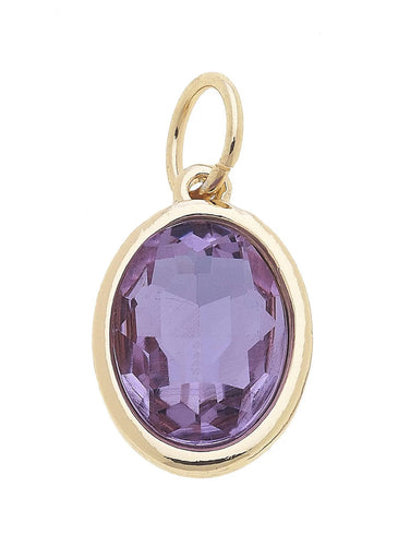 Canvas Style Alexandrite Gemstone Charm