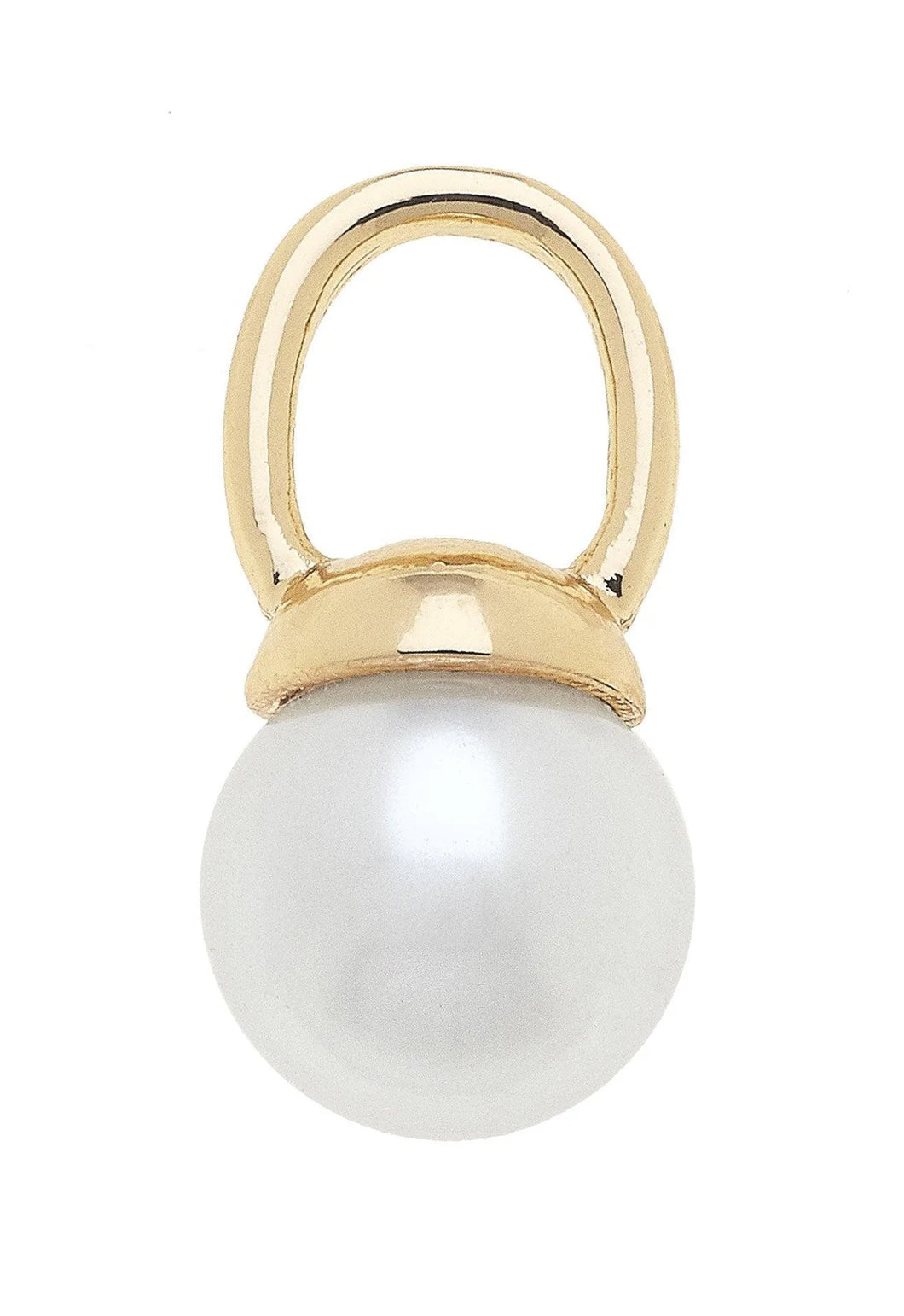 Canvas Style Pearl Drop Charm