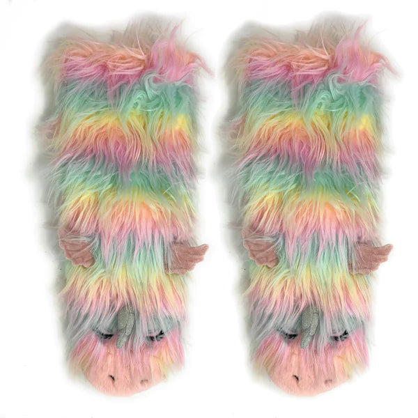 Funky Unicorn Sock Slippers