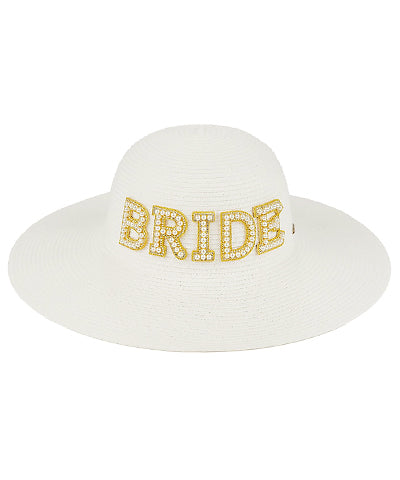 Bride Wide Brim Sun Hat