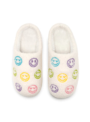 Happy Face All Over Smiles Slippers
