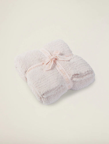 COZYCHIC® BAREFOOT DREAMS PINK RIBBED THROW