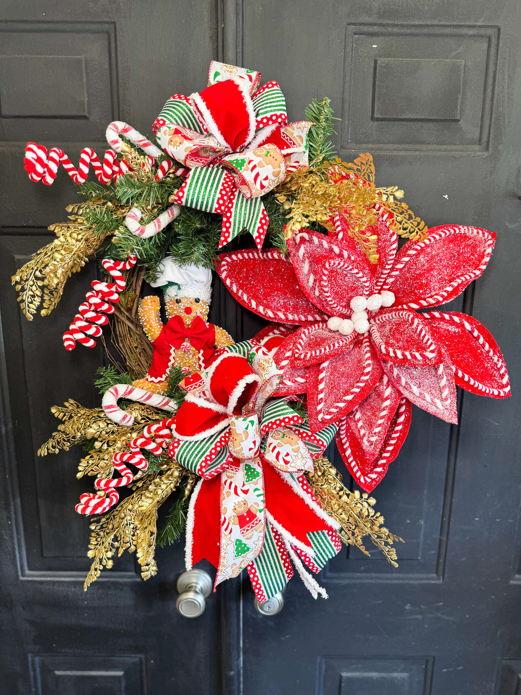 Gingerbread Cheer Christmas Wreath