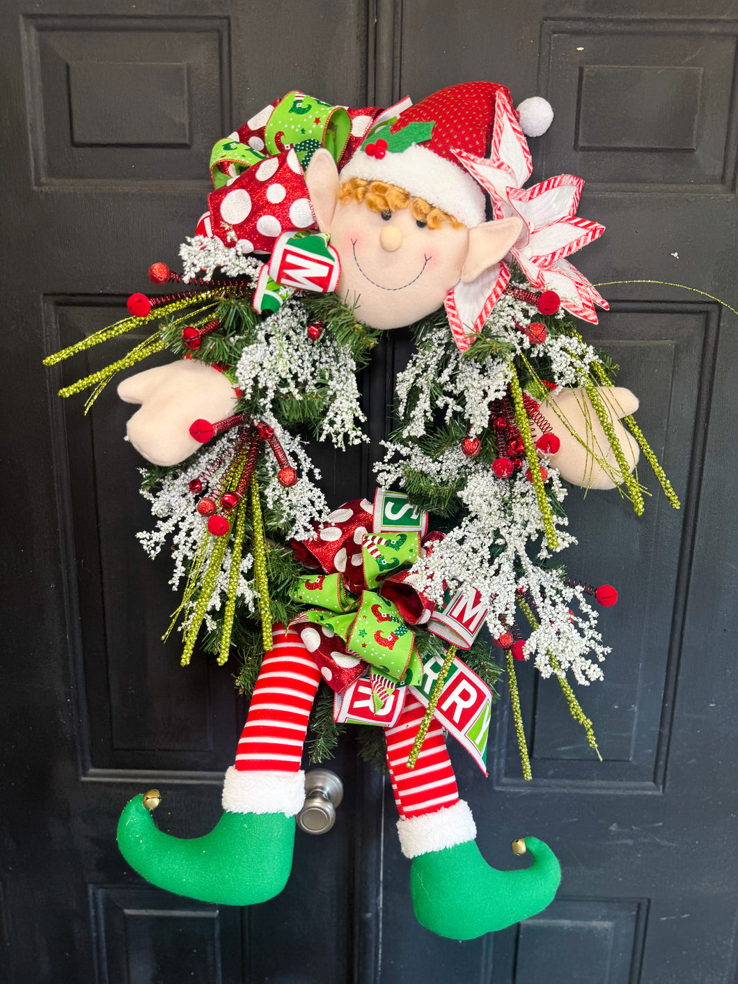 Elf On The Shelf Christmas Wreath