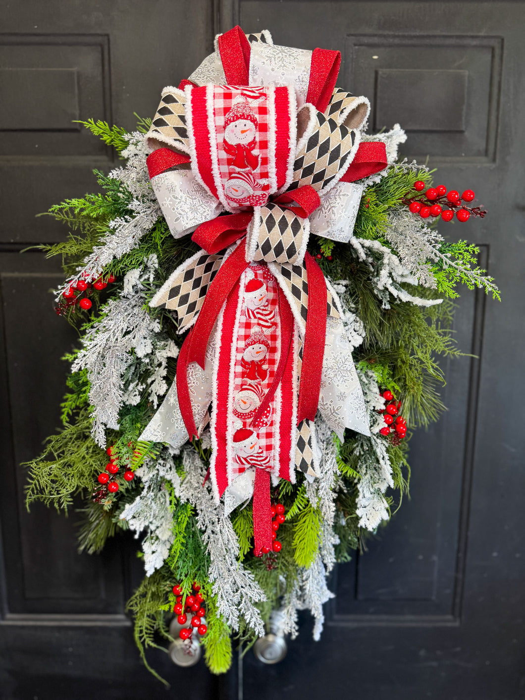 Snow Place Like Home Christmas Wreath