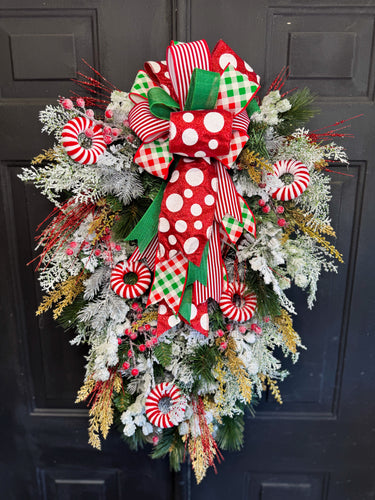 Granddad’s Peppermints Christmas Wreath