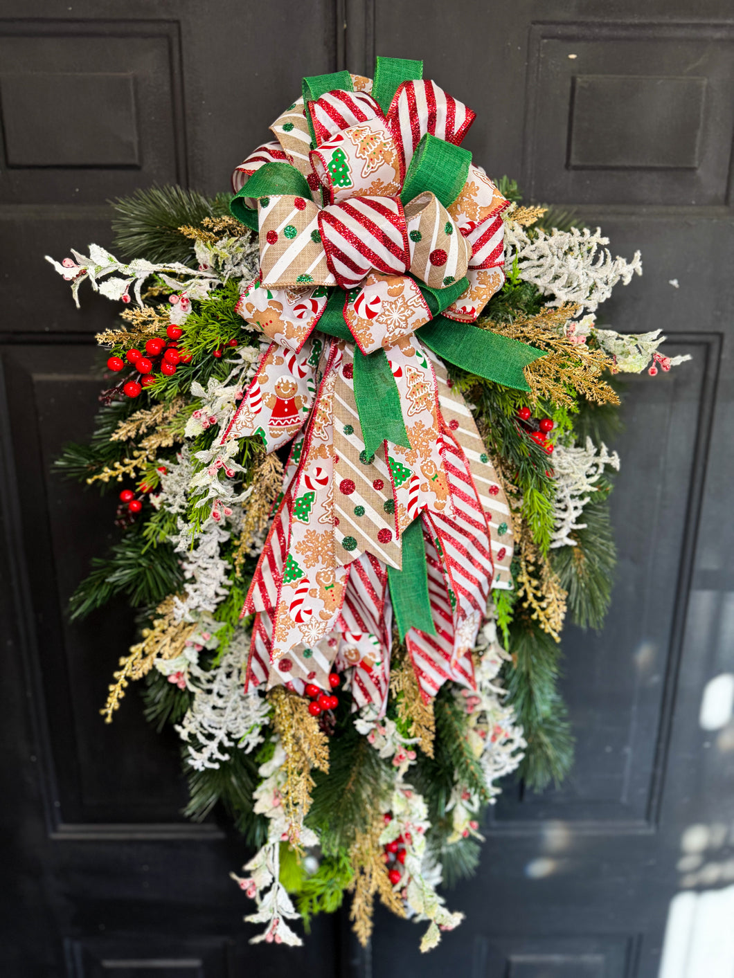 Cookies Are For SANTA!!! Christmas Wreath