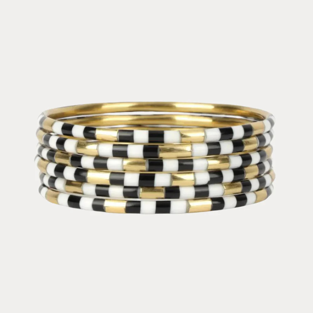 BudHa Girl Black Veda Bangles