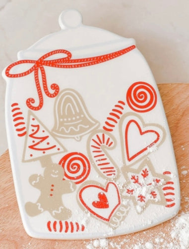 Happy Everything Holiday Party Cookie Jar Attachment