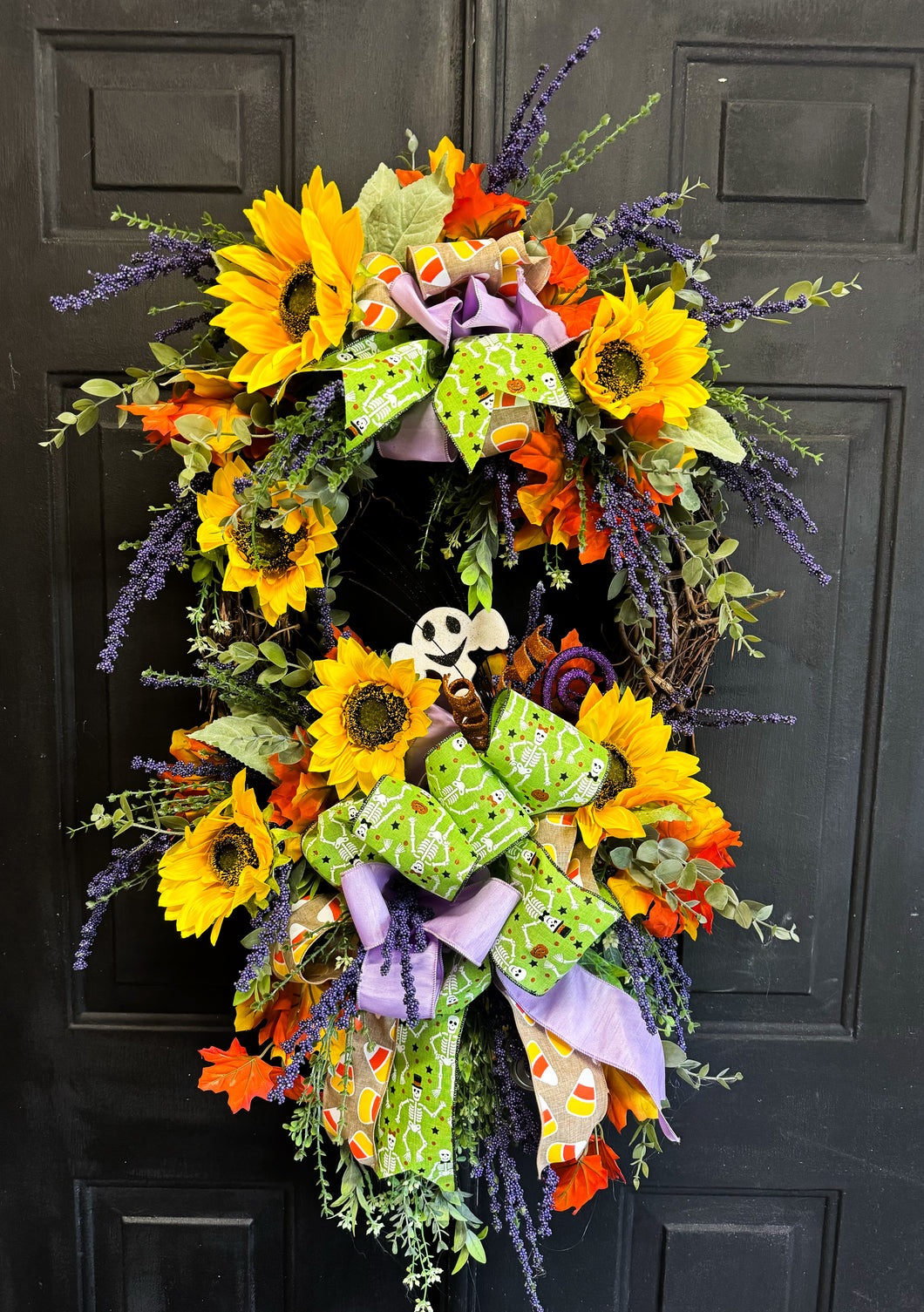 Happy Ghost Fall Wreath