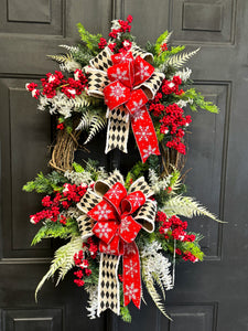 Winter Berries Christmas Wreath