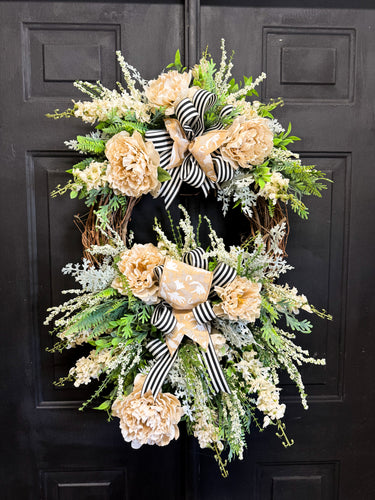 Neutral Nancy Wreath