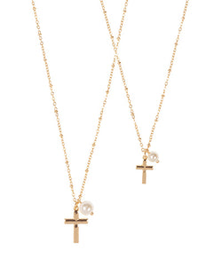 You & Me Cross Necklace