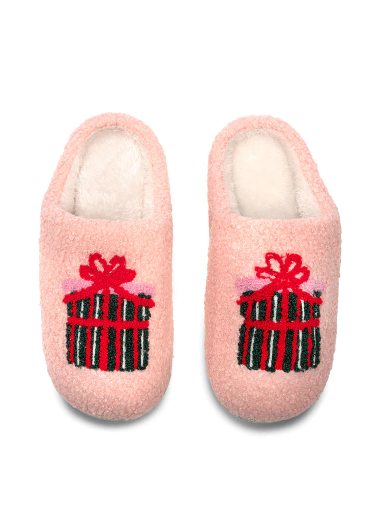 Baby fashion girl christmas slippers