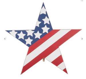 Glory Haus Red, White, & Blue American Star Topper