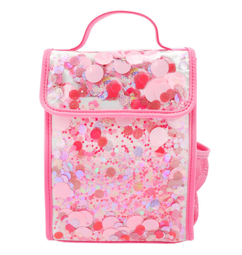 Glory Haus Pink Party Confetti Lunch Box