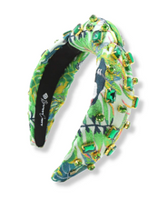 Brianna Cannon Adult Size BIRDS OF PARADISE HEADBAND WITH GREEN CRYSTALS