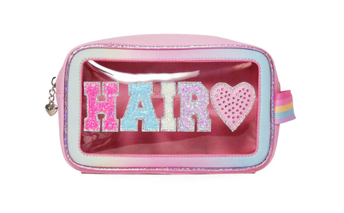 Miss Gwen's OMG Accessories Clear Heart Pouch