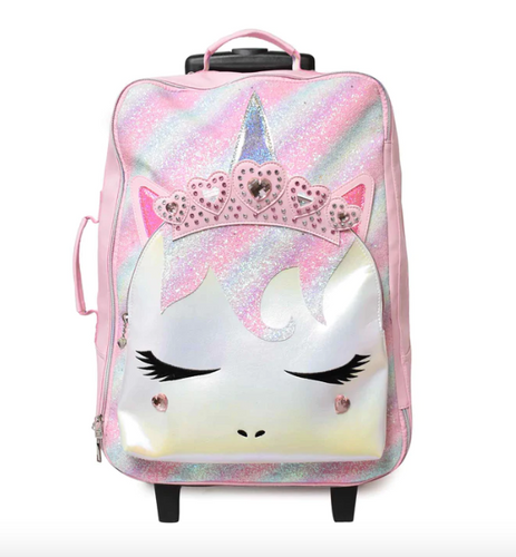 Miss Gwen's OMG Accessories Kid's Ombré Unicorn Glitter Backpack & Lunch Box
