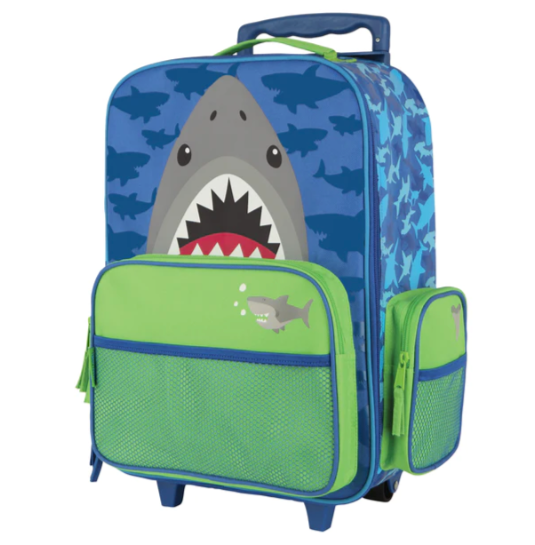 Stephen Joseph Kids' Shark Luggage Suitcase