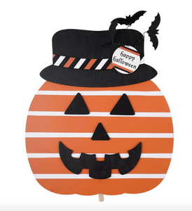 Glory Haus Happy Halloween Jack O' Lantern Topper