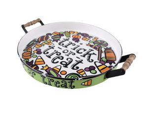 Glory Haus Trick Or Treat Candy Enamel Tray