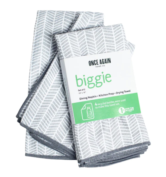 Once Again Home Co. Gray Branches Biggie Towel Set