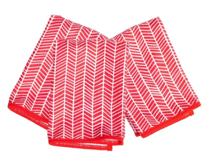 Once Again Home Co. Red Branches Mini Towel Set