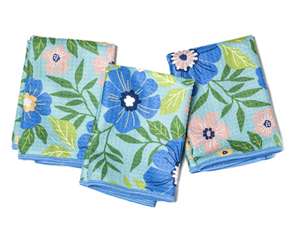 Once Again Home Co Turquoise Garden Mini Towel Set