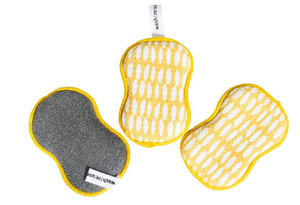 Once Again Home Co. Yellow Beans Reusable Sponge Set