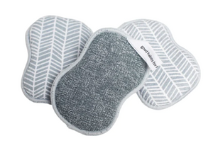 Once Again Home Co. Grey Branches Reusable Sponge Set