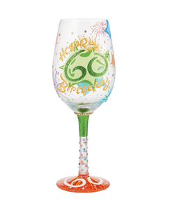 LOLITA "60th Birthday" Wine Glass