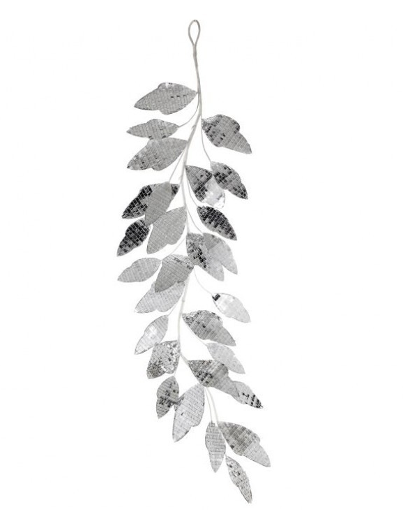 Christmas Mirrored Disco Leaf Garland